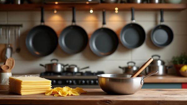 Choisir la bonne poêle pour cuisiner des pâtes à l'italienne